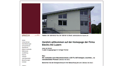 Desktop Screenshot of electra-luzern.ch